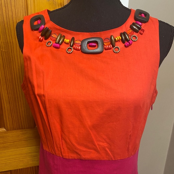 Neiman Marcus brand colorful sheath dress - Picture 3 of 6